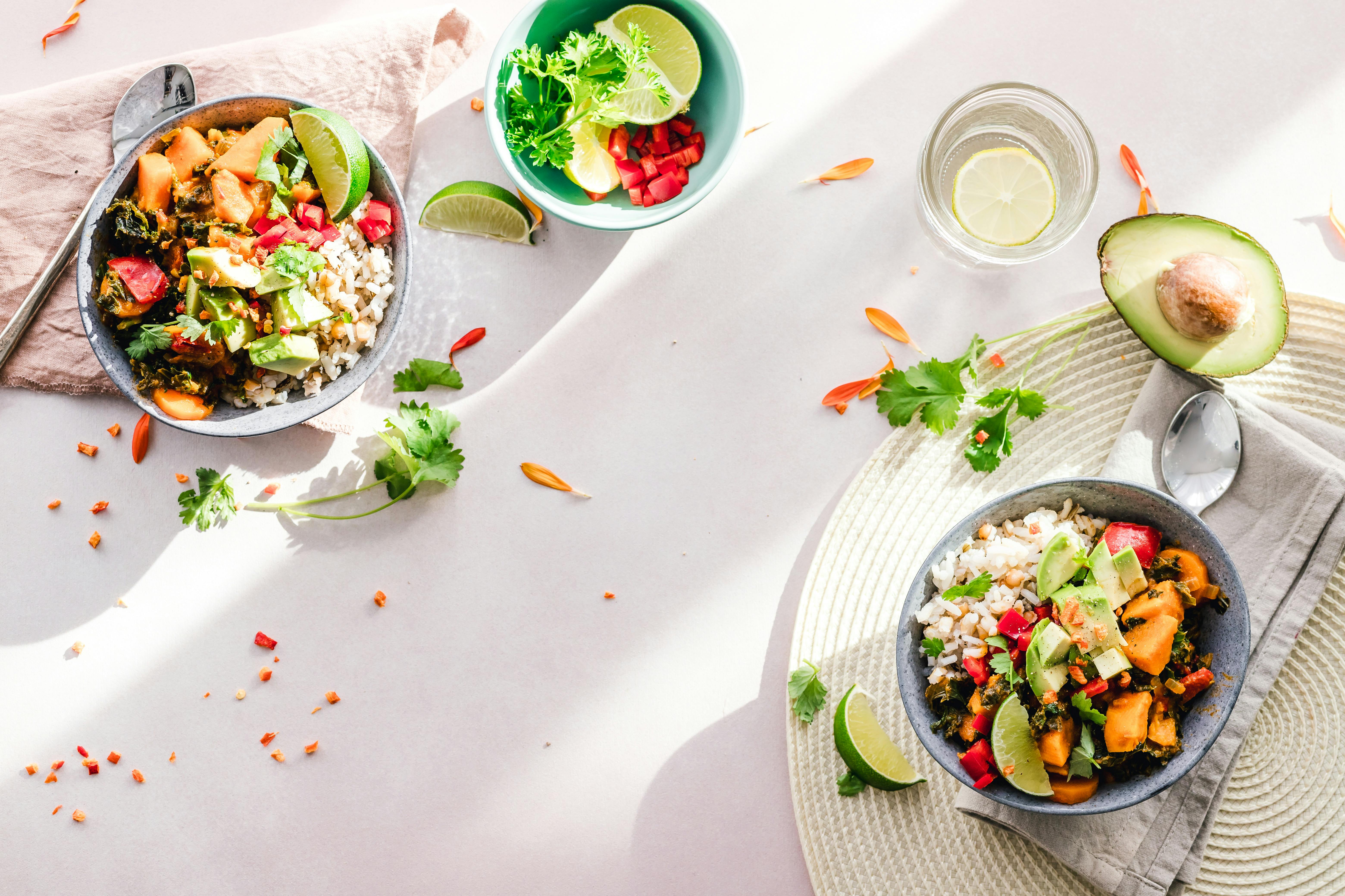 Healthy rice dishes